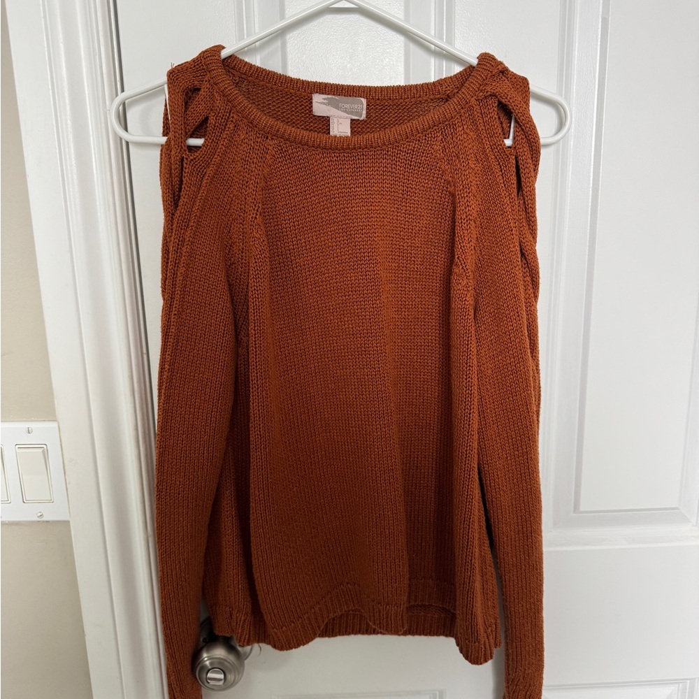 Forever 21 Burnt Orange Sweater